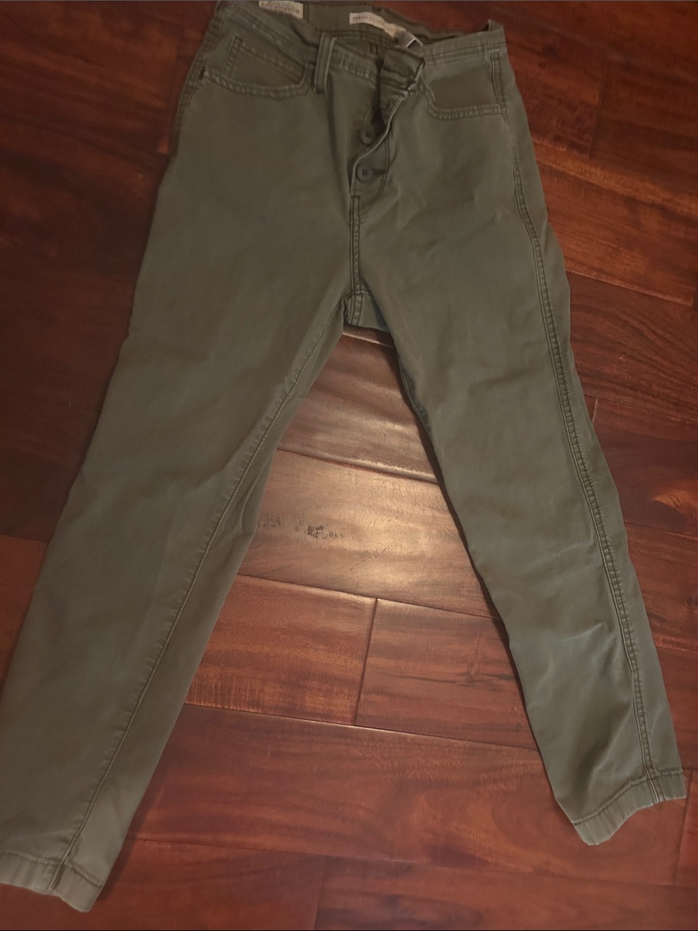 Levi's Premium Olive Green Jeans